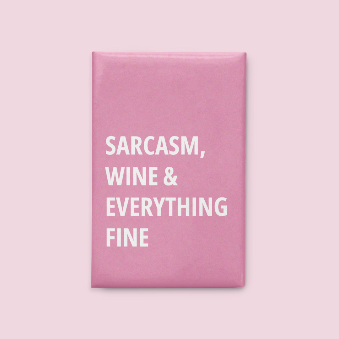 Sarcasm Wine Magnet - Lumi Magnets