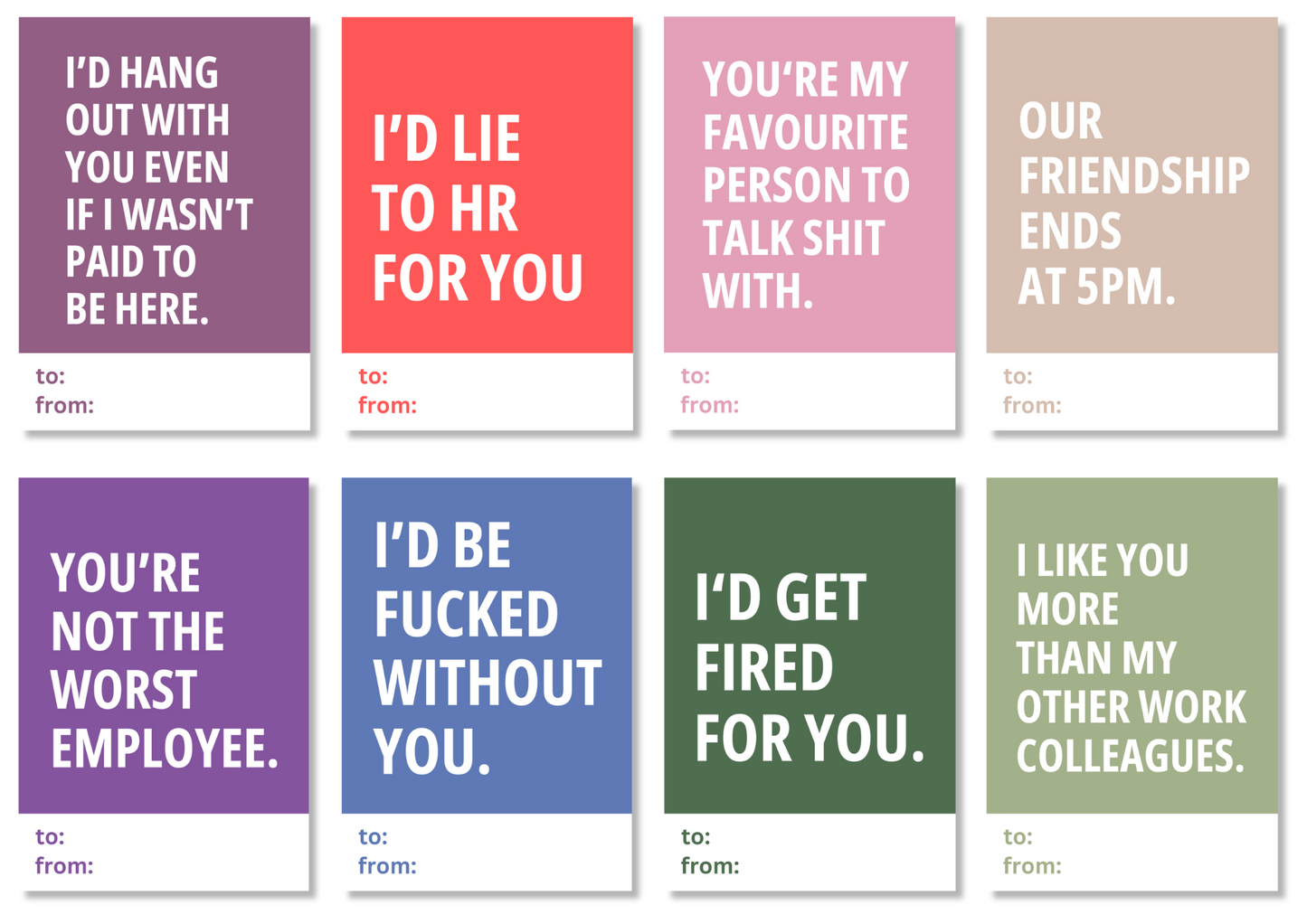 Love Letters - Office - Lumi Magnets