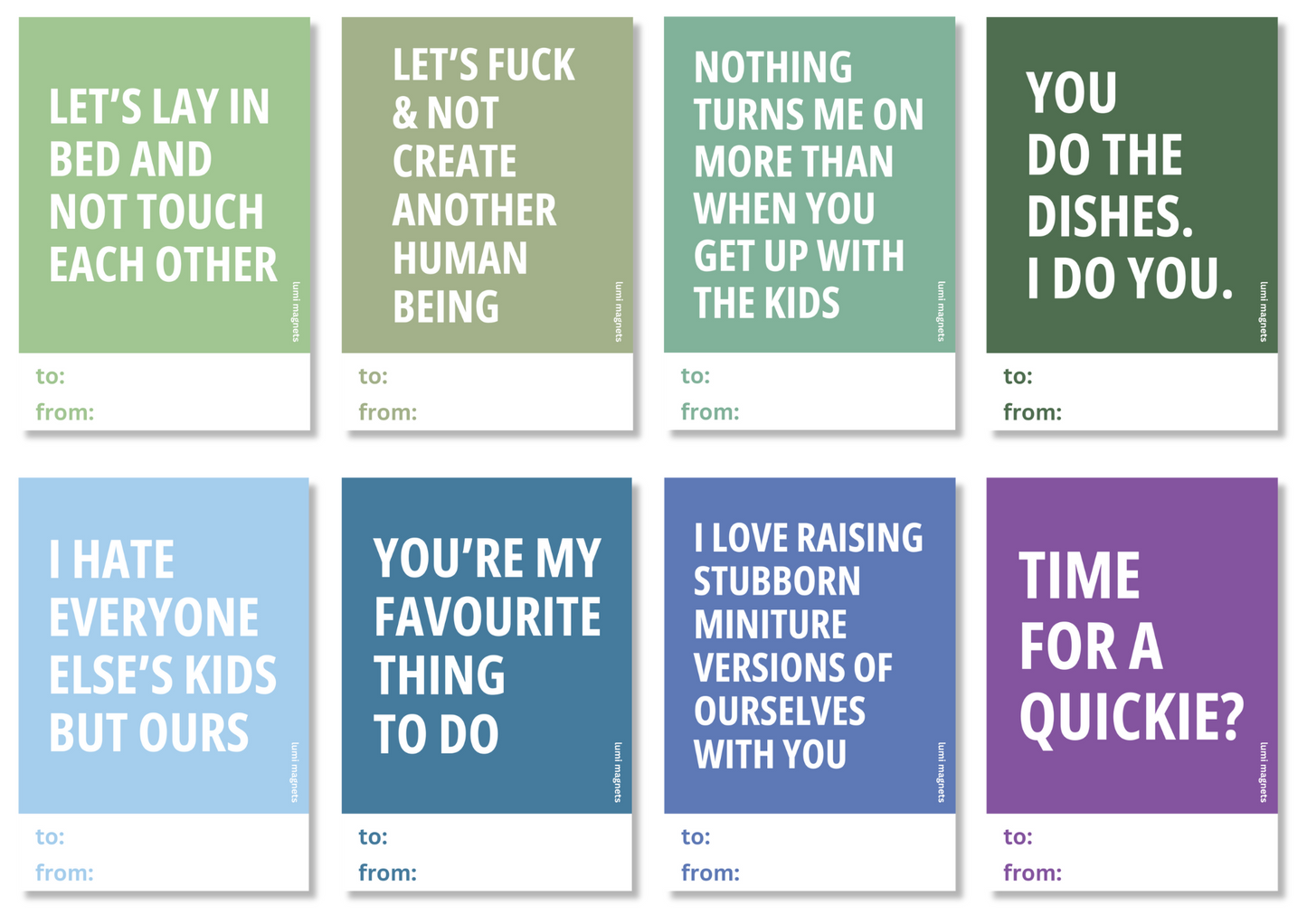 Love Letters - Parents - Lumi Magnets