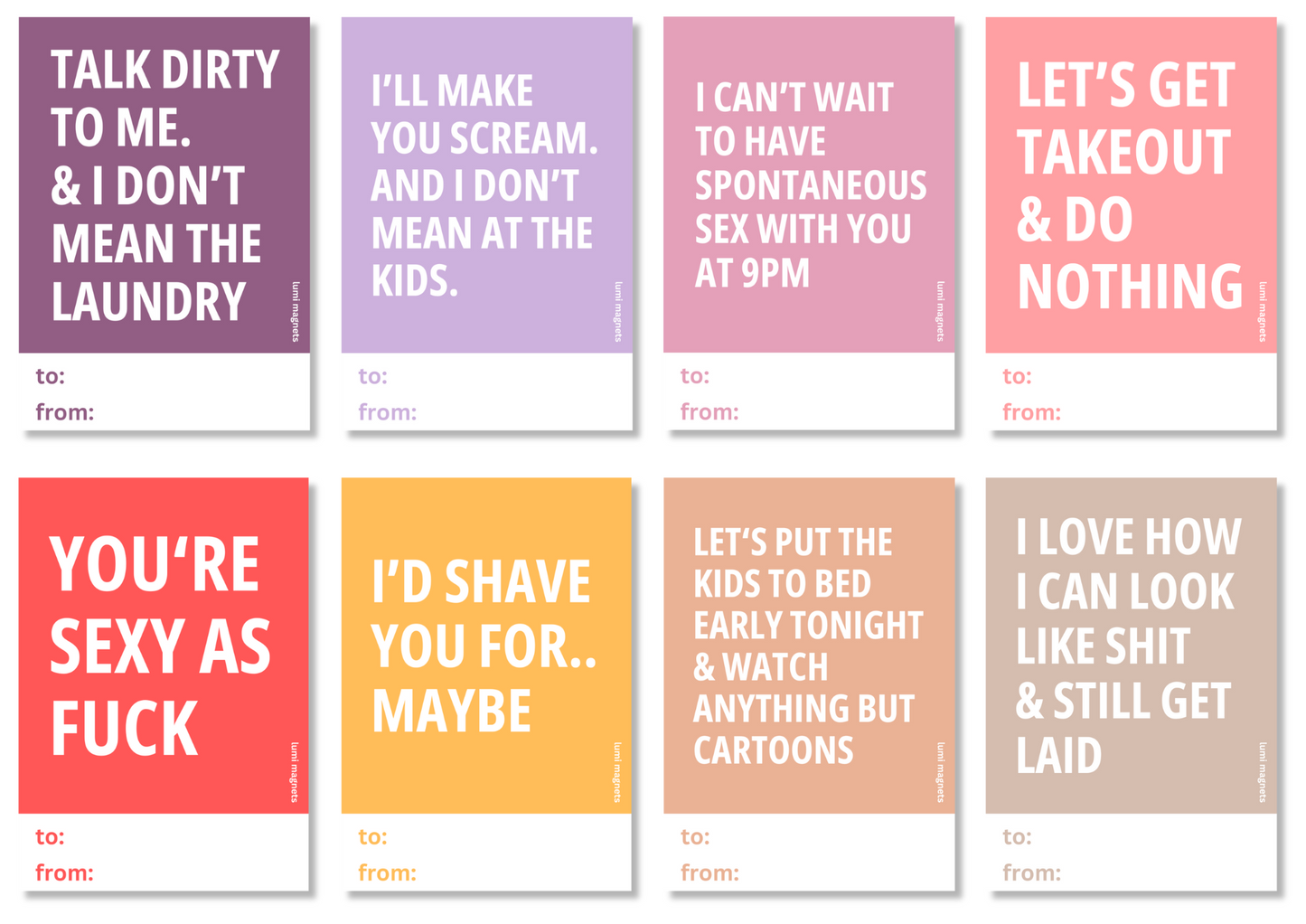Love Letters - Parents - Lumi Magnets