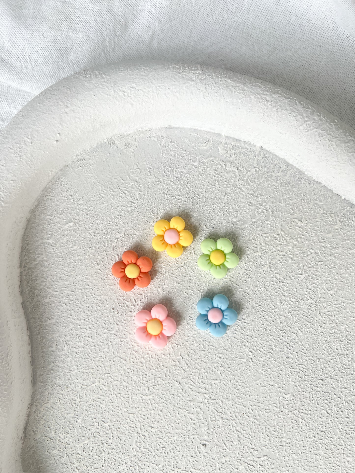 Pastel Flowers Mini Magnets