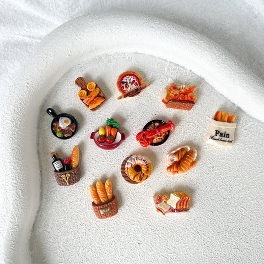 Mini French Cuisine Magnets - Lumi Magnets